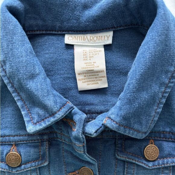 Cynthia Crowley Denim Kids Jacket - Picture 3 of 4